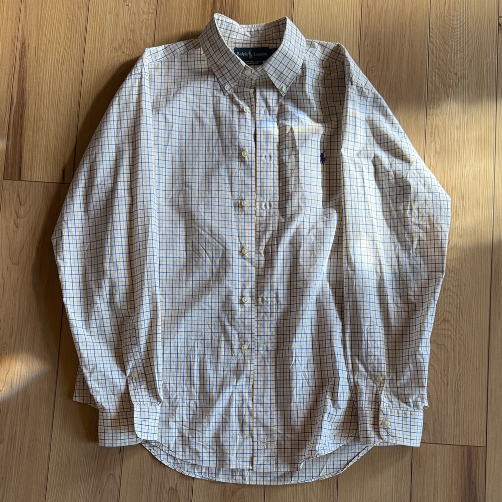 Ralph Lauren Men's Checkered Button-Down Shirt